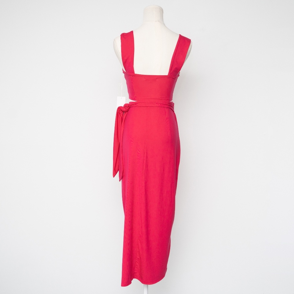 Reformation - Knit Rika Two-Piece Crop Top & Wrap Skirt Set - Picture 5 of 11
